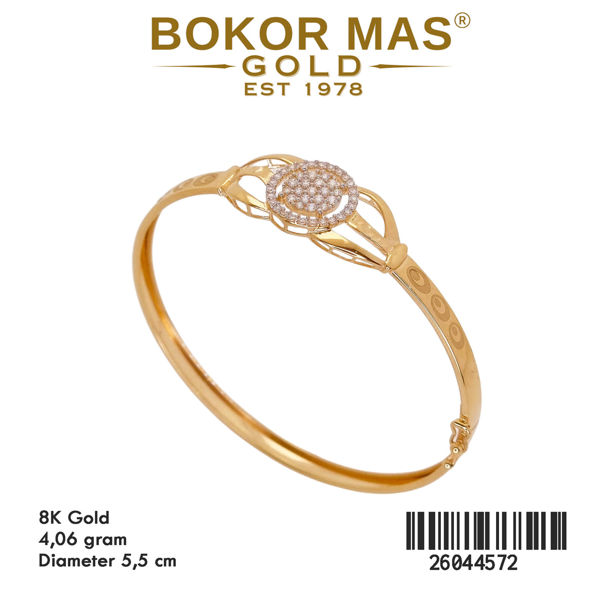Gelang Kaku Model Permata - 26044572 - 8K