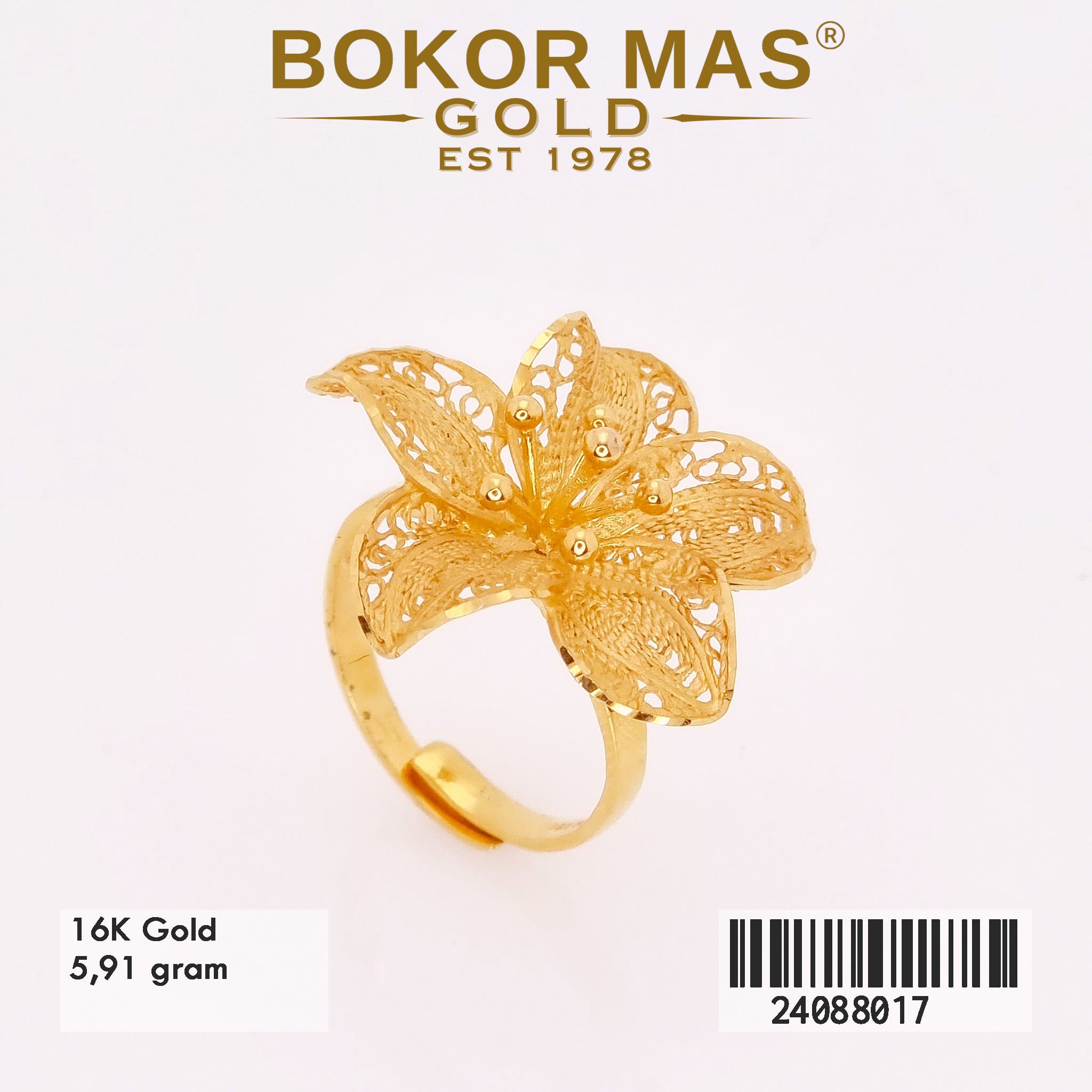 Cincin Model Bunga Kendari - 16K - 24088017