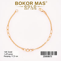 Gelang Rantai Variasi Mix Hollo - 25098075 - 16K
