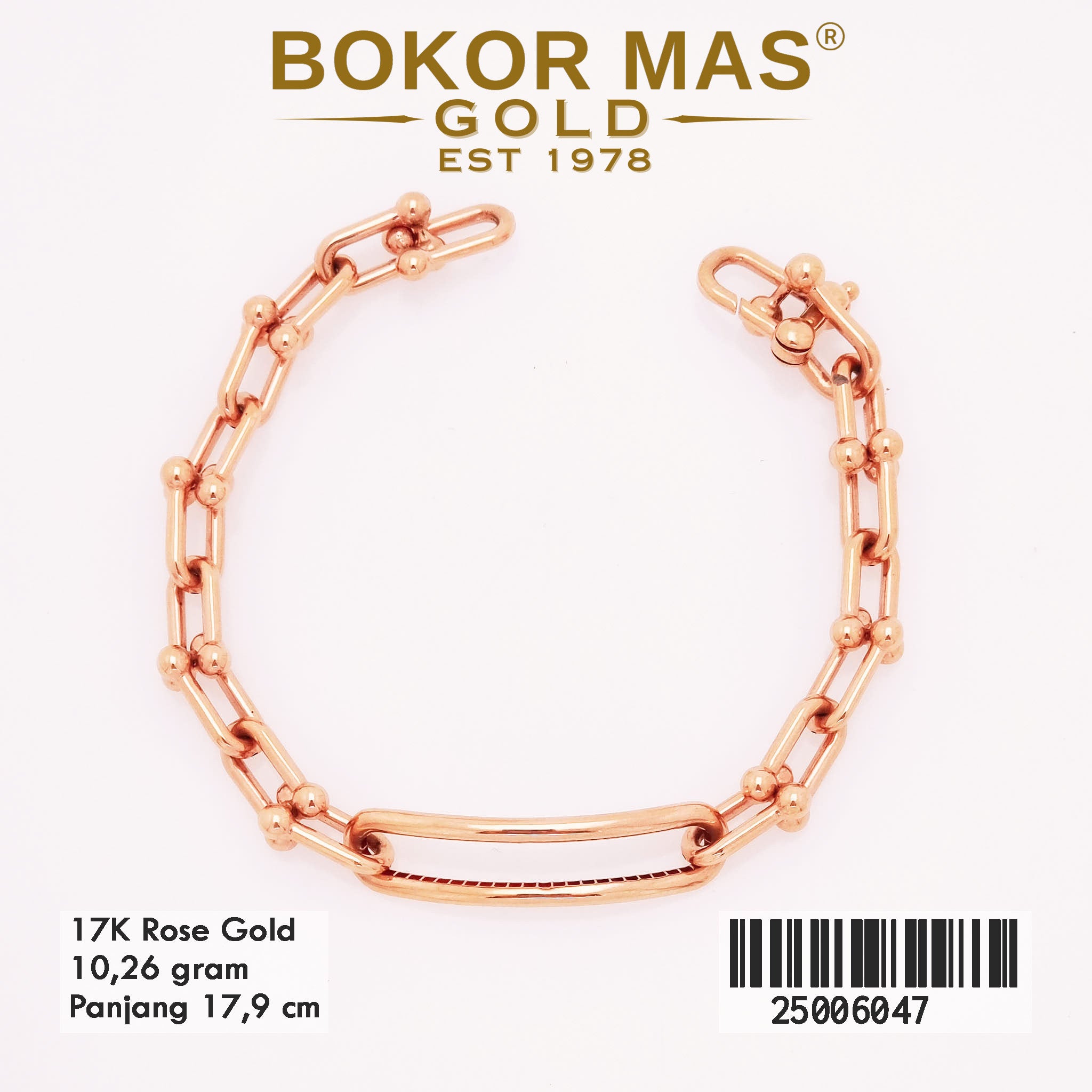 Gelang Rantai Variasi Tiff - 25006047 - 17K