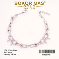 Gelang Rantai Variasi Pita - 26023149 - 17K