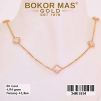 Kalung  Emas Siyem Variasi Clover - 24070394 - 8K
