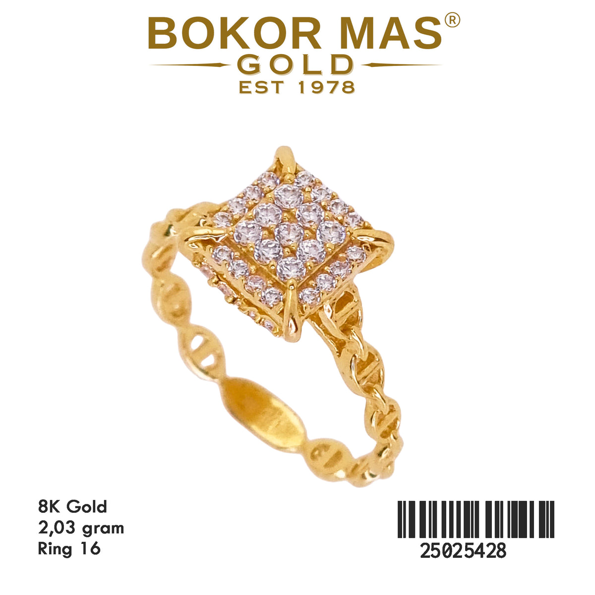 Cincin Model Permata - 25025428 - 8K