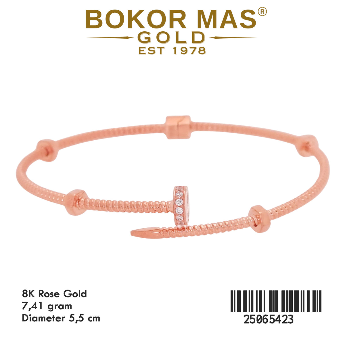 Gelang Kaku Variasi Permata - 25065423 - 8K