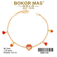 Gelang Rantai Anak Variasi Boneka Strawberry - 25061103 - 8K
