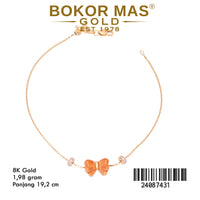Gelang Emas Rantai Itali Variasi Pita - 24087431 - 8K