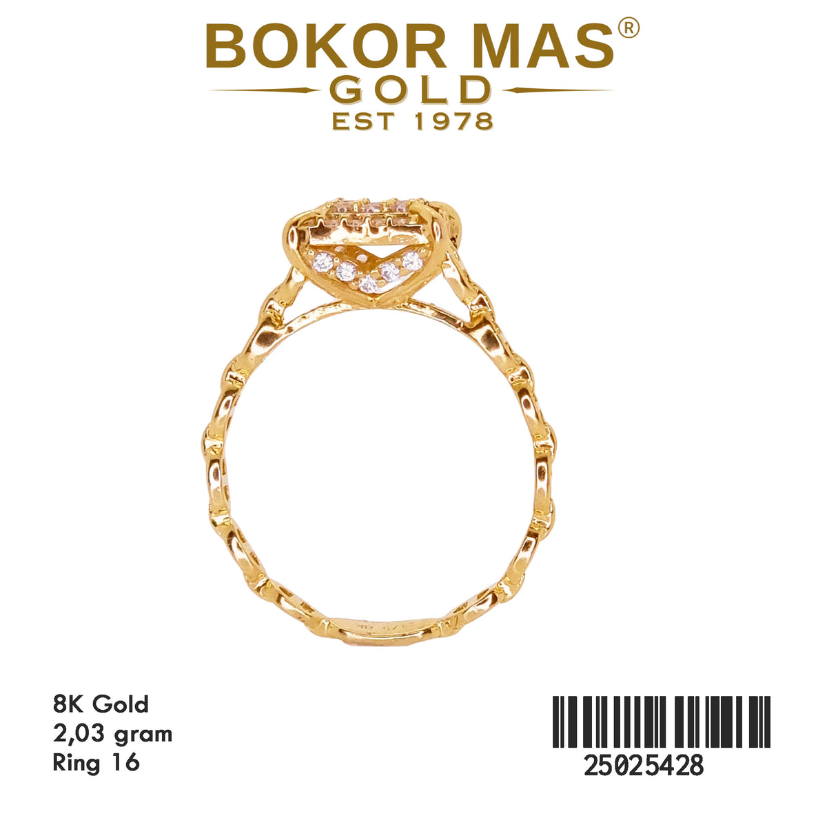 Cincin Model Permata - 25025428 - 8K