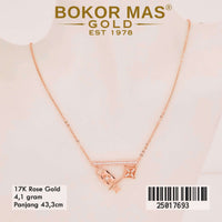 kalung Emas  Variasi Gembok - 25017693 - 17K