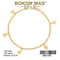Gelang Rantai Variasi Bunga - 25097389 - 16K