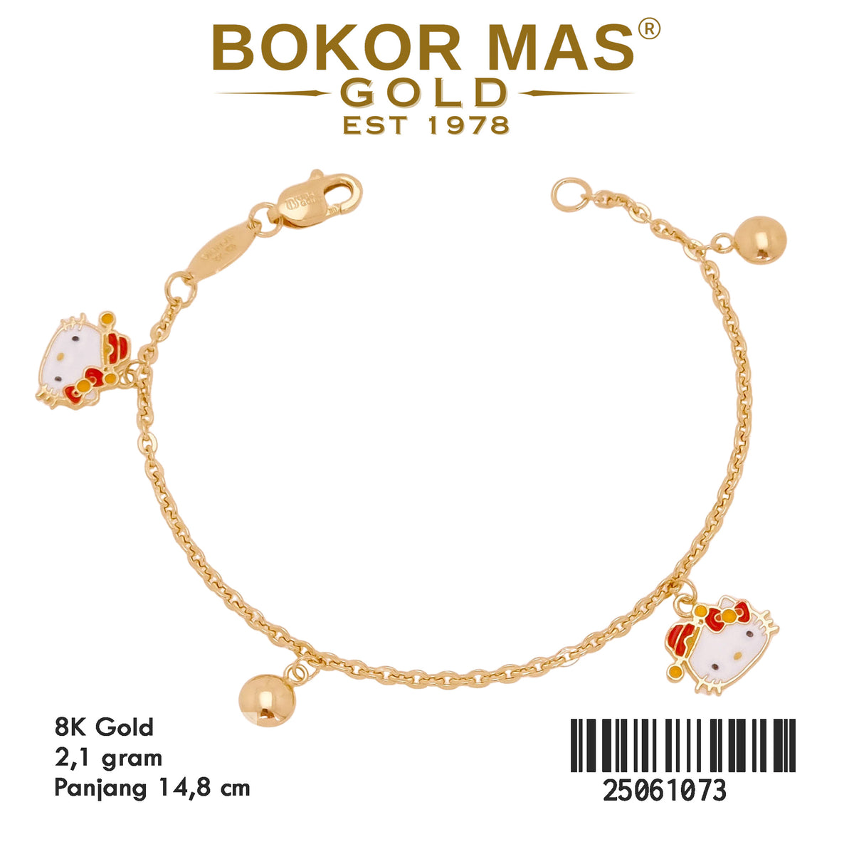 Gelang Rantai Anak Variasi Boneka Hellokity - 25061073 - 8K