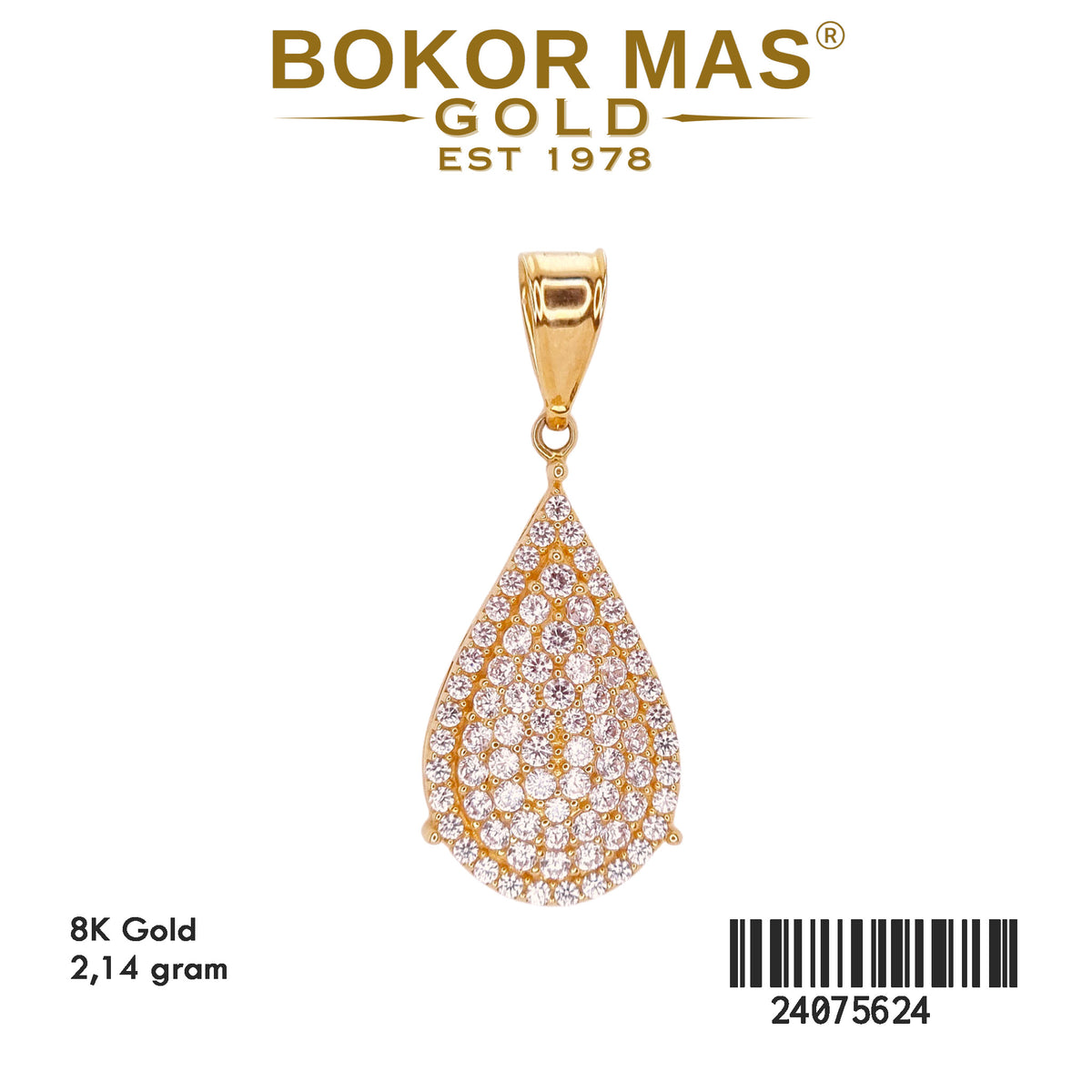 Liontin Tetes Permata - 24075624 - 8K