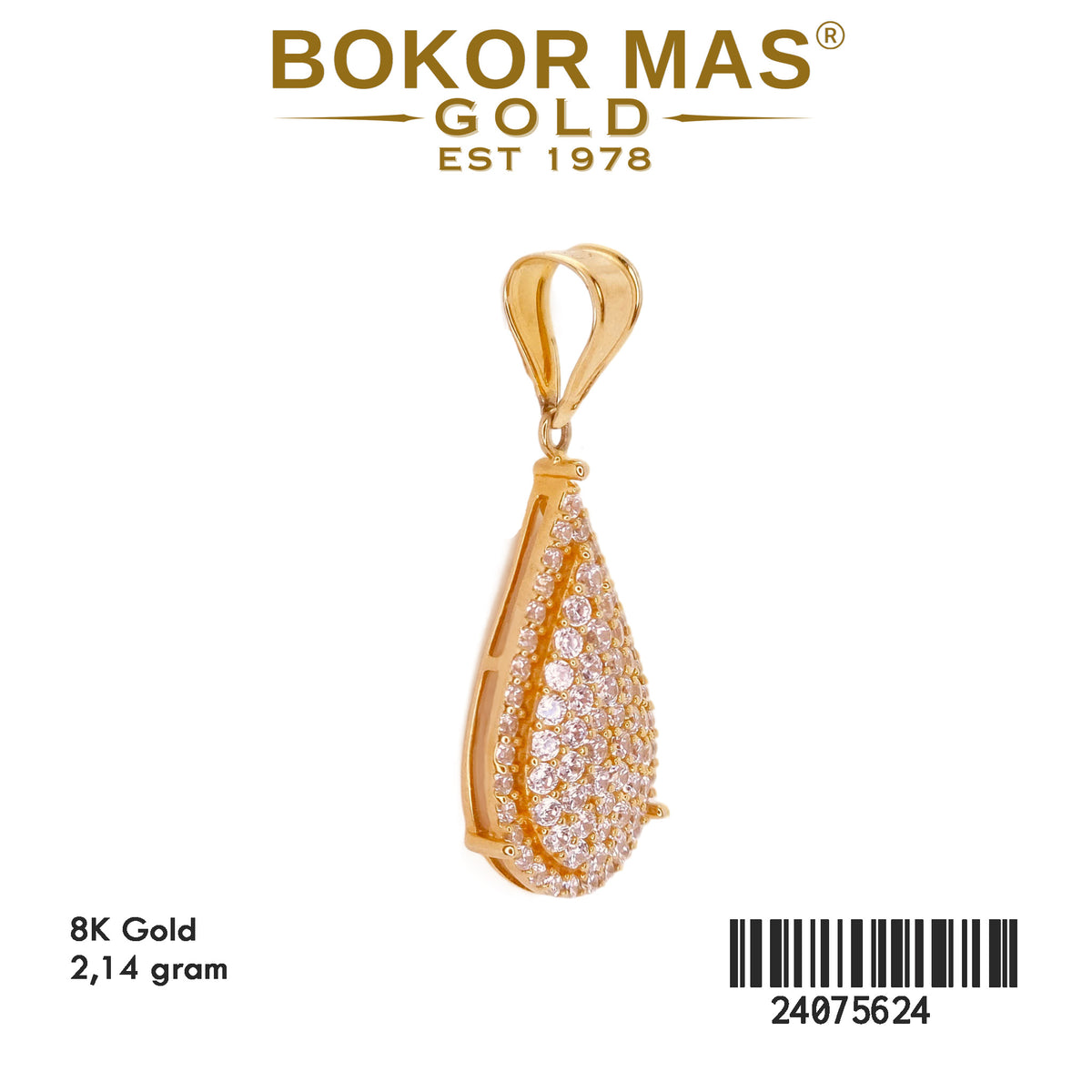 Liontin Tetes Permata - 24075624 - 8K
