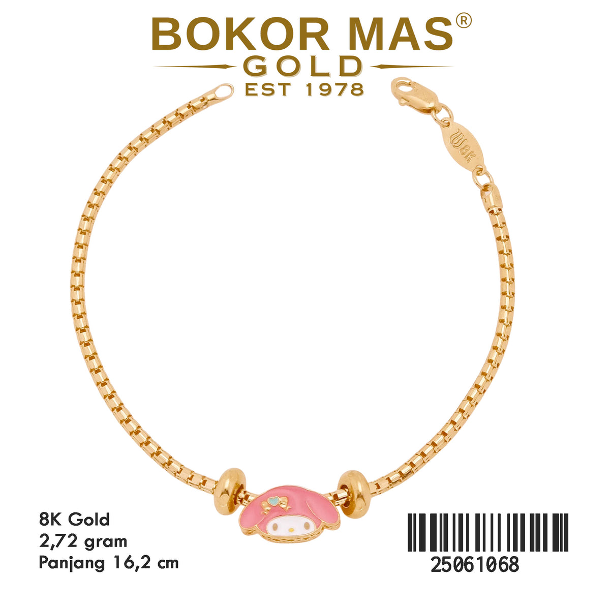 Gelang Rantai Anak Variasi Boneka Melodi - 25061068 - 8K