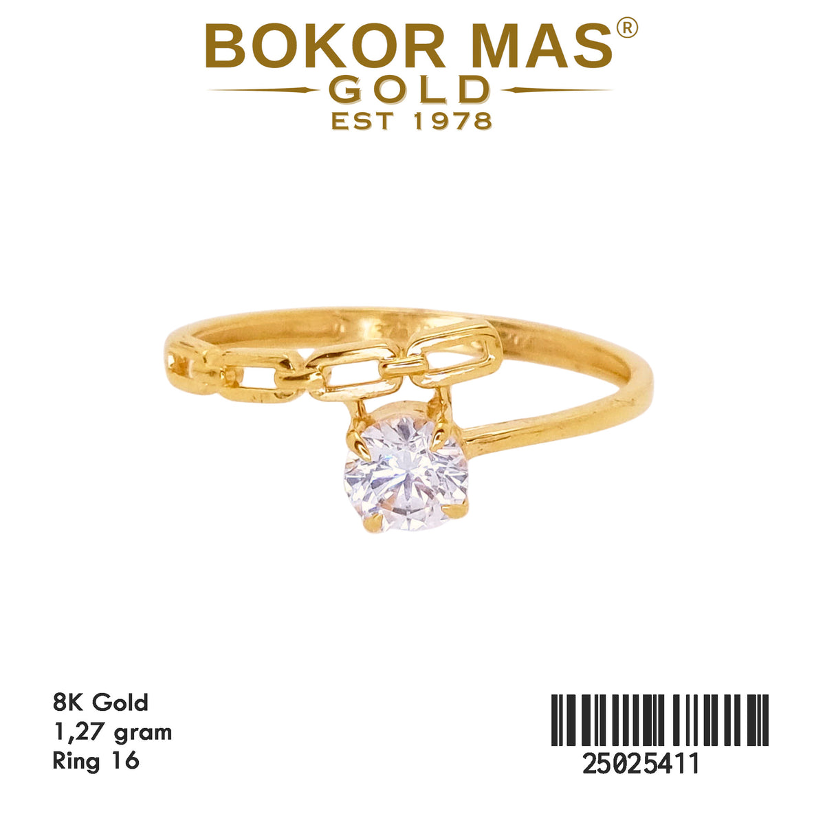 Cincin Model Permata - 25025411 - 8K