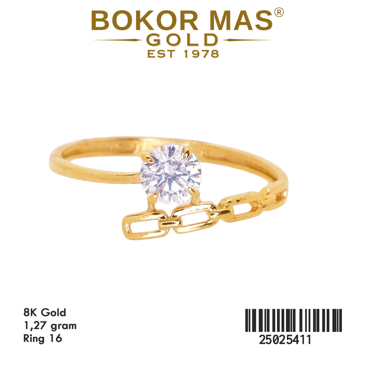 Cincin Model Permata - 25025411 - 8K