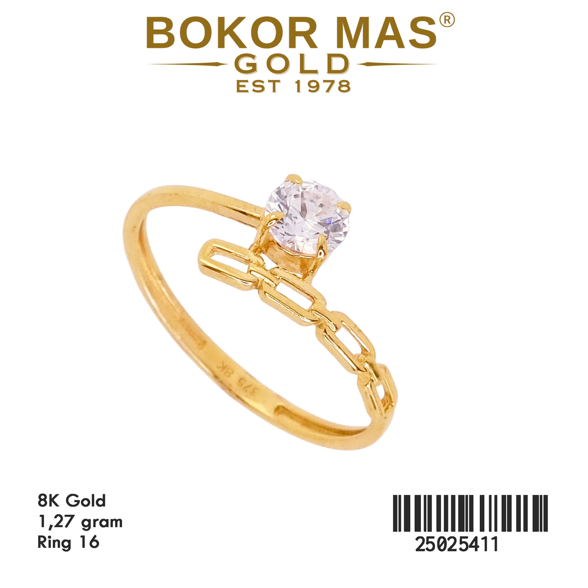 Cincin Model Permata - 25025411 - 8K