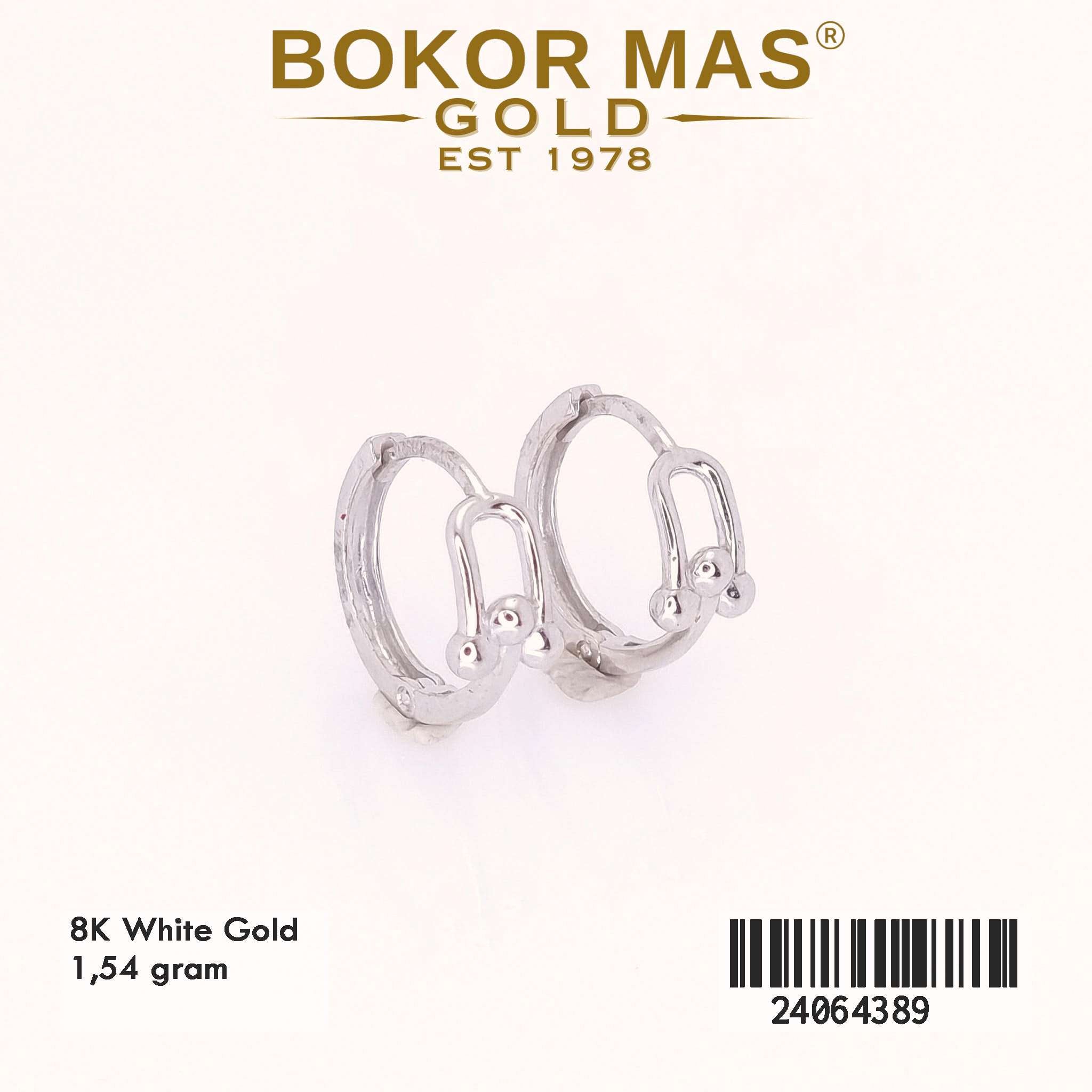 Anting Klip TF Variasi Tanpa Permata - 24064389 - 8K