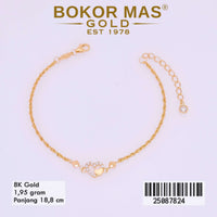 Gelang Rantai Korea Variasi Permata Hati - 25087824 - 8K
