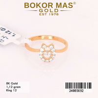 Cincin Emas Variasi Permata - 24085692 - 8K