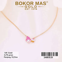 Kalung Emas Anak Italy Santa Variasi Melody - 24089539 - 16K