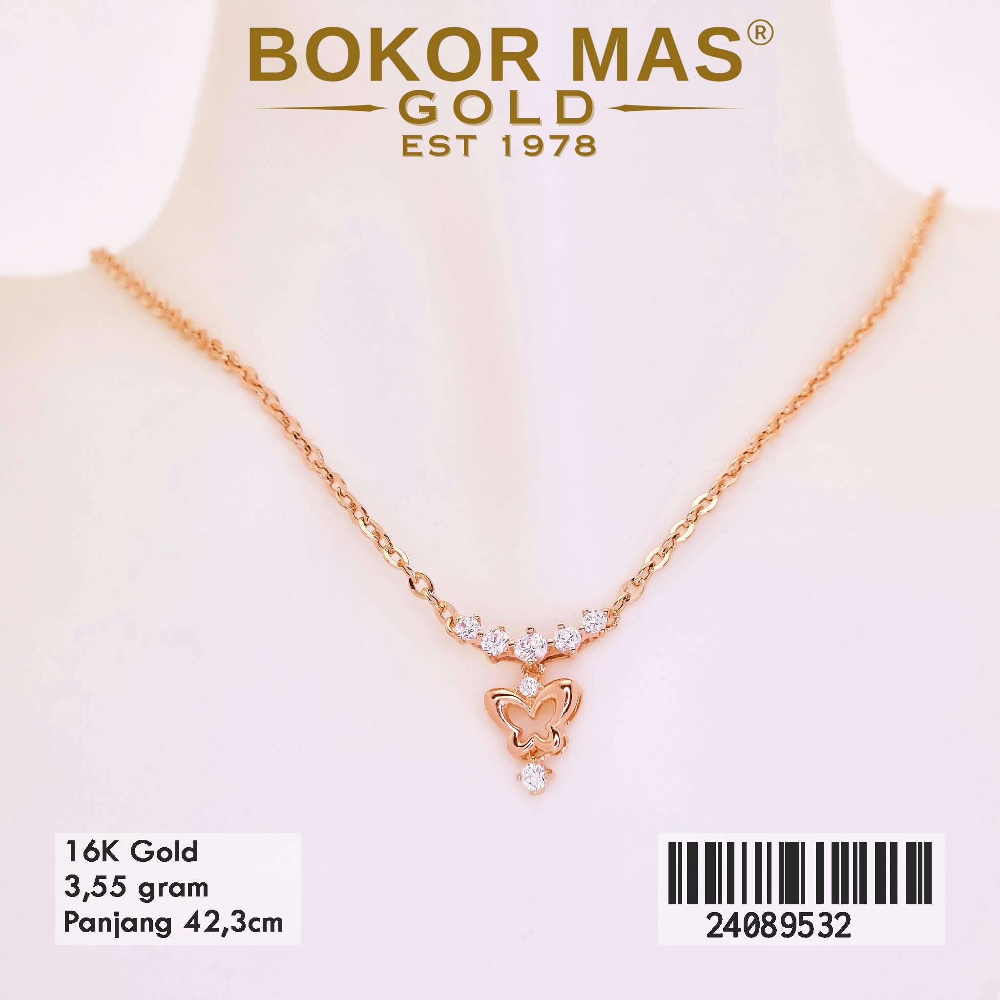 Kalung Hollotifani Variasi Kupu - 24089532 - 16K