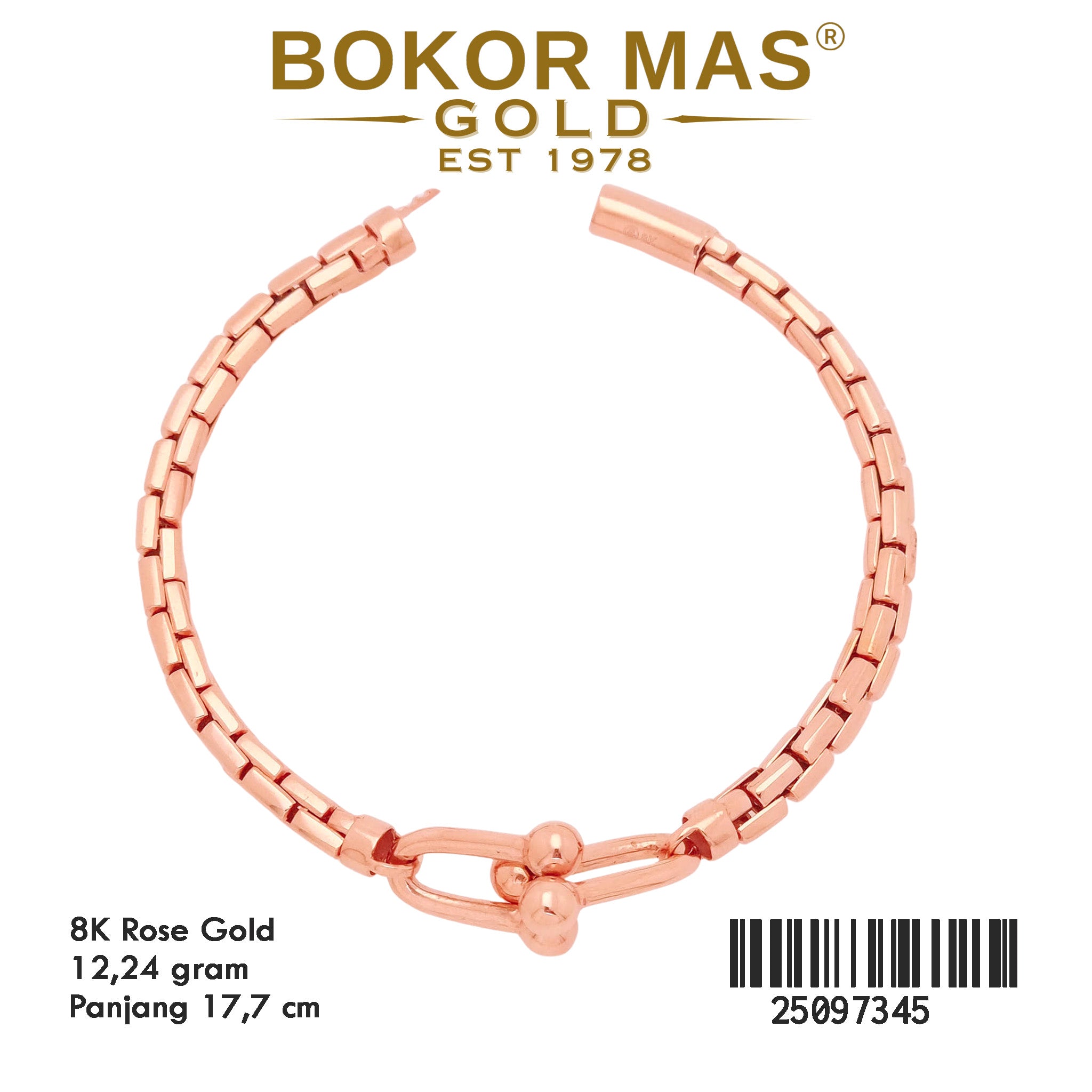 Gelang Rantai Variasi Rose - 25097345 - 8K