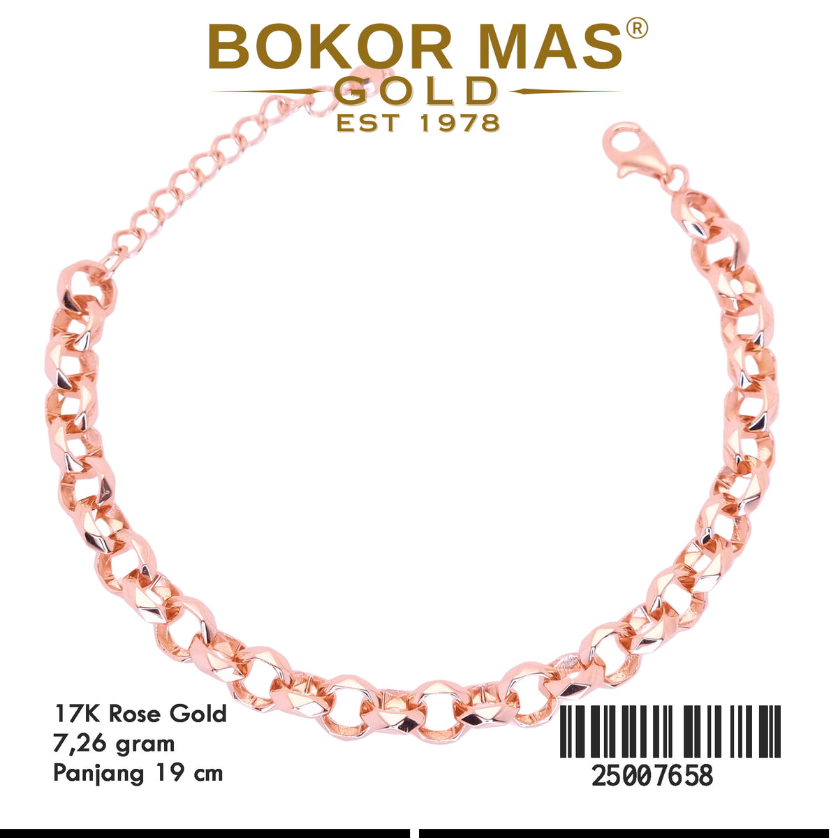 Gelang Rantai Variasi - 25007658 - 17K