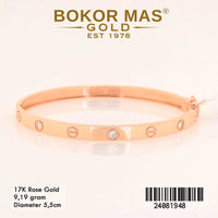 Gelang Emas  Bangkok Variasi Permata - 24081948 - 17K
