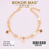 Gelang Rantai Variasi Permata  - 26003998 - 16K