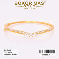 Gelang  Emas Bangkok Variasi Permata - 24085624 - 8K