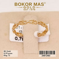 Cincin Emas Variasi Tanpa Permata - 24072403 - 8K