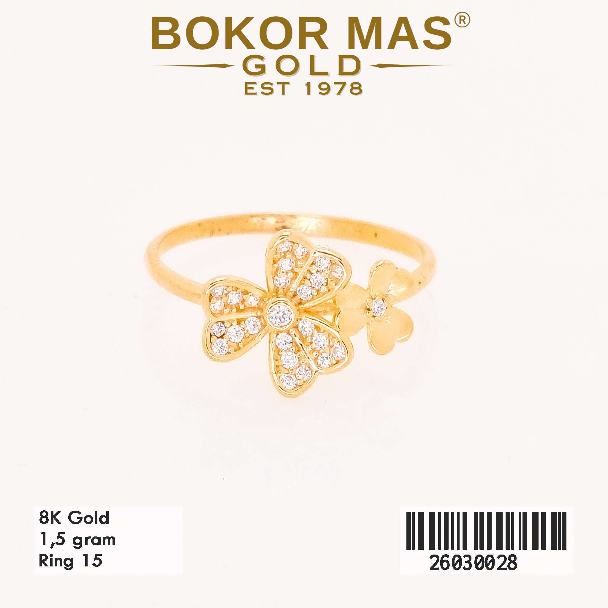  Cincin Variasi Bunga - 26030028 - 8K