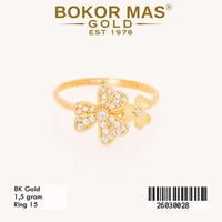 Cincin Variasi Bunga - 26030028 - 8K