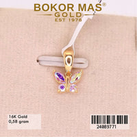 Liontin  Emas Variasi Kupu - 24089771 - 16K