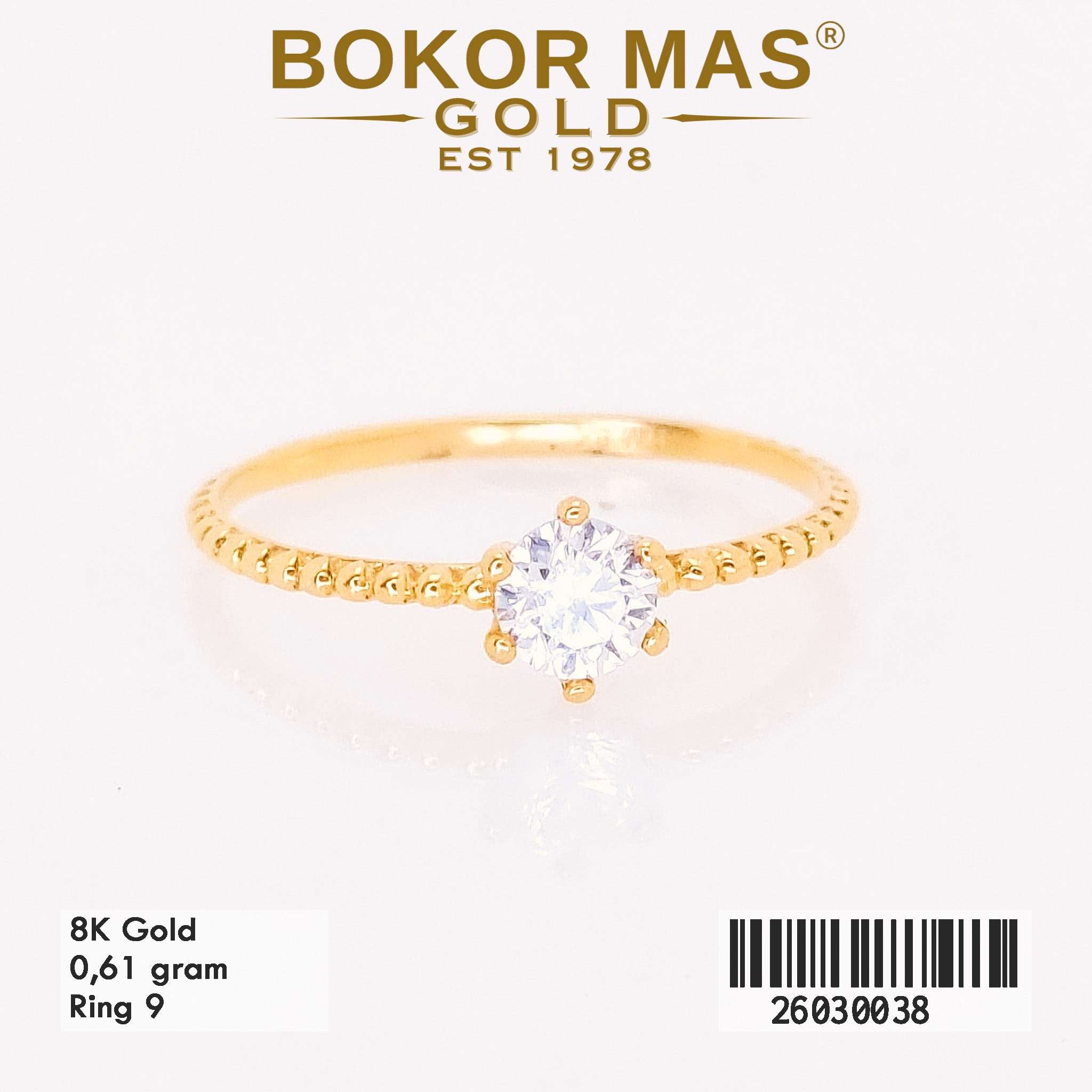  Cincin Variasi Solitaire - 26030038 - 8K