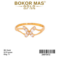 Cincin Kupu-kupu Permata - 24075472 - 8K
