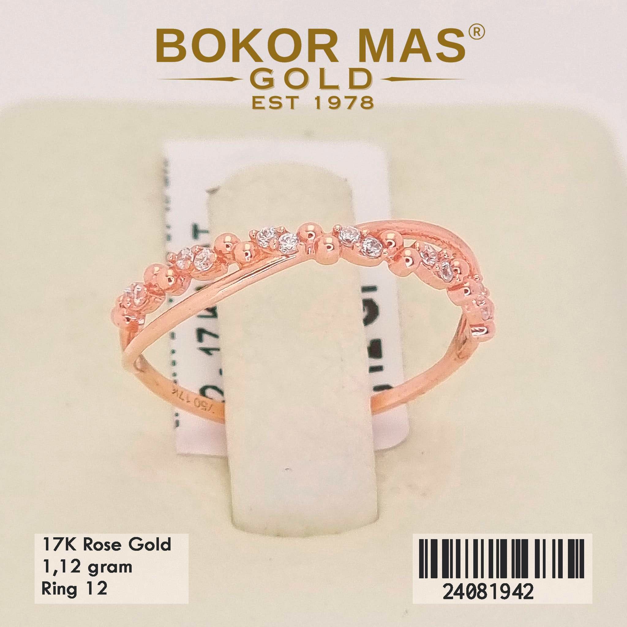 Cincin Variasi Permata Putih - 24081942 - 17K