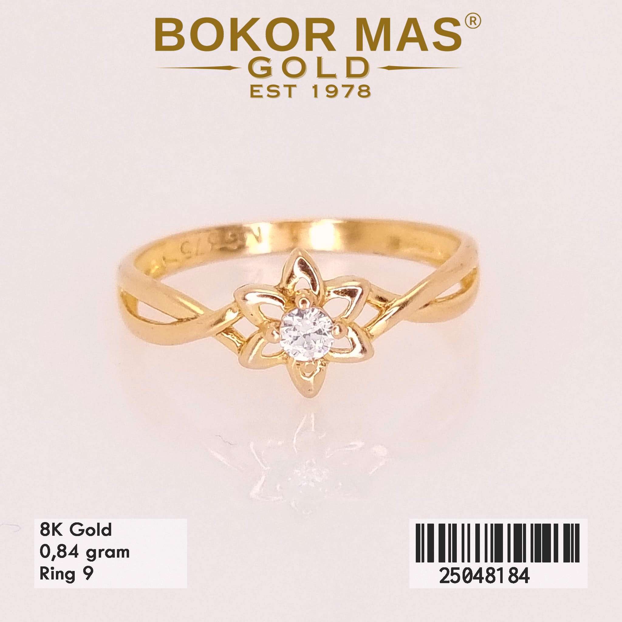 Cincin Variais Bunga Permata - 25048184 - 8K