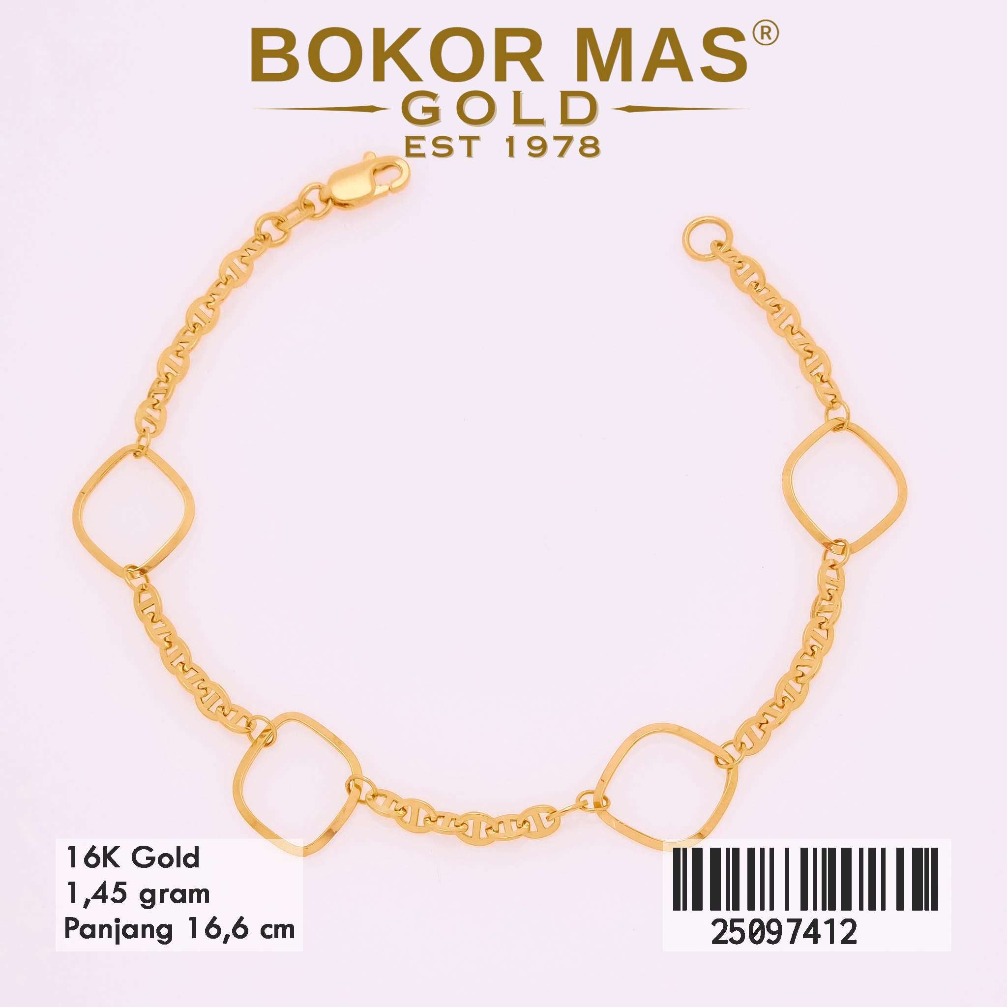 Gelang Rantai Variasi Hermei - 25097412 - 16K