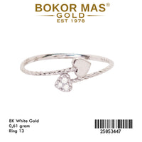 Cincin Model Hati Permata - 25053447 - 8K