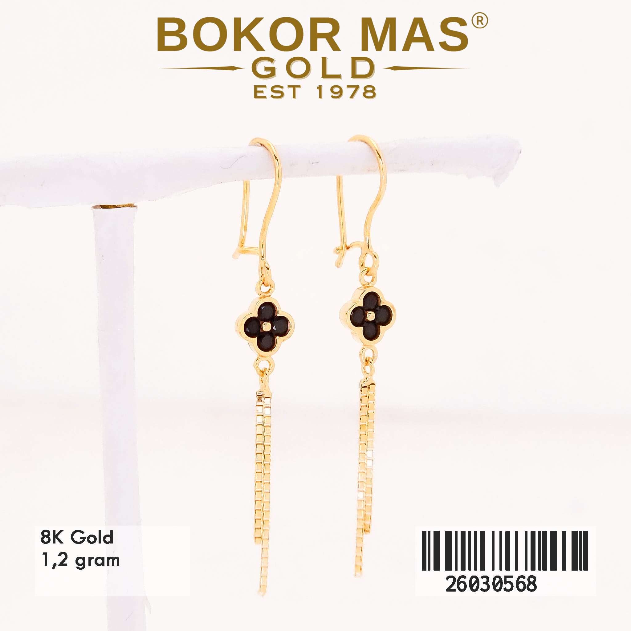 Anting Desi Variasi Bunga Juntai - 26030568 - 8K