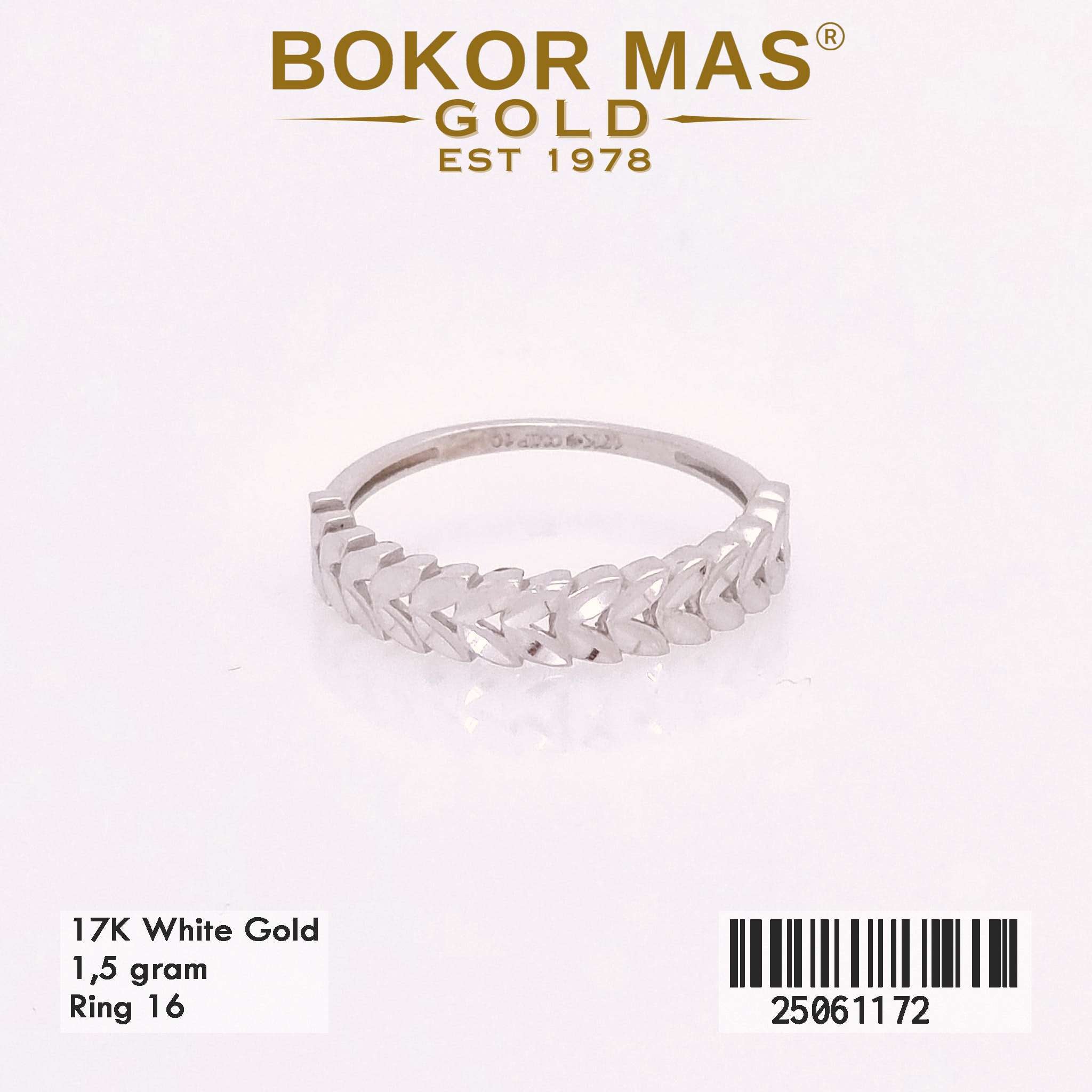 Cincin Emas Variasi Daun - 25061172 - 17K