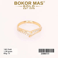 Cincin Emas  Variasi Aurel Dua Layer - 25008151 - 16K
