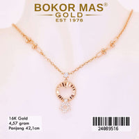 Kalung Emas Hollotifani Variasi Model Permata - 24089516 - 16K