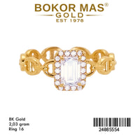 Cincin Emas  Variasi Permata - 24085554 - 8K