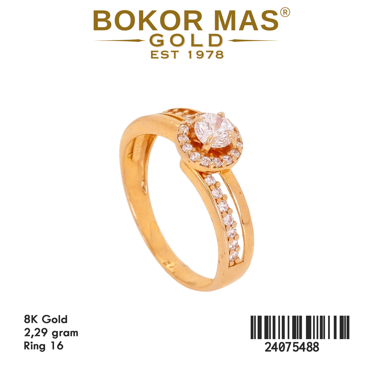 Cincin Variasi Permata - 24075488 - 8K