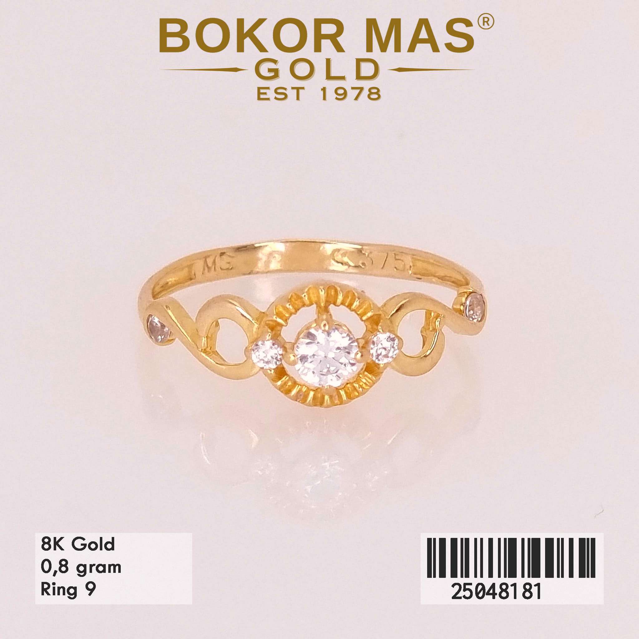 Cincin Variasi Permata - 25048181 - 8K