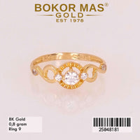 Cincin Emas Variasi Permata - 25048181 - 8K
