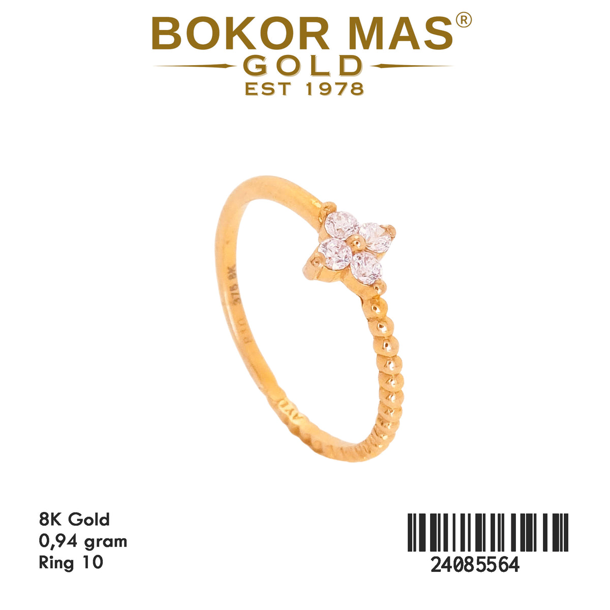 Cincin Bunga Permata - 24085564 - 8K