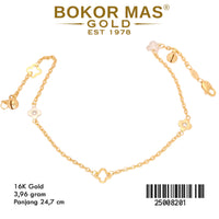 Gelang Kaki Variasi Rantai Hollo - 25008201 - 16K